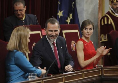 Los Reyes en el Congreso.