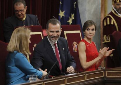 Los Reyes en el Congreso. 