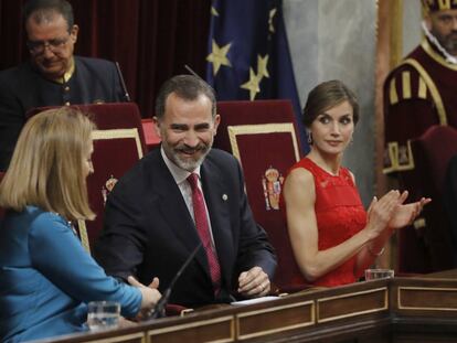 Los Reyes en el Congreso. 