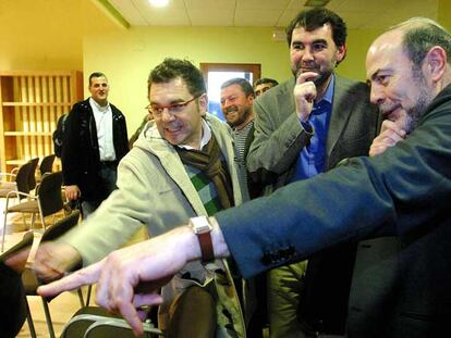 Anxo Quintana, en la inauguración de un centro social en Allariz