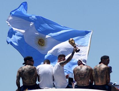 Argentina festejos Campeón del mundo