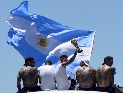 Argentina festejos Campeón del mundo