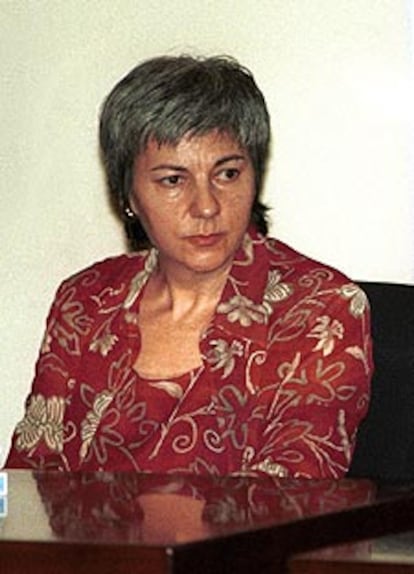Dolores Vázquez, durante su juicio en 2001.