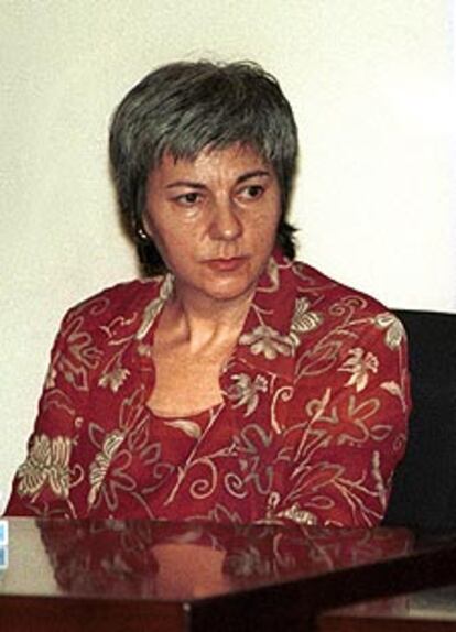 Dolores Vázquez, durante su juicio en 2001.