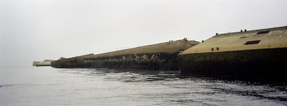 Gold Beach. Playa de Arromanches. Mulberry B (Port Winston).