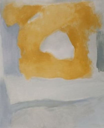 'Canto' (1995), de Esteban Vicente, una de las obras que se puede ver en la propuesta 'online' del Museo de Arte Contemporáneo Esteban Vicente de Segovia.