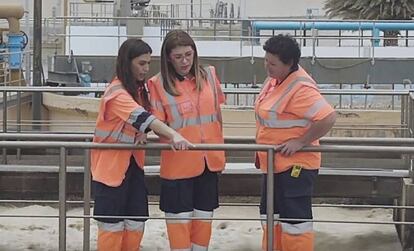 En Aguas de Elche (Alicante) tres mujeres han formado parte del programa Clara aprendiendo como operarias.