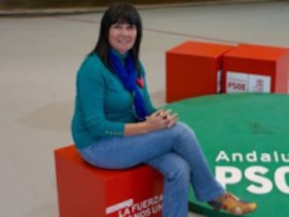 La presidenta del PSOE andaluz, Micaela Navarro.