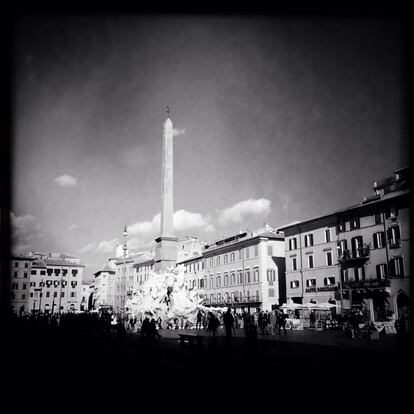 La plaza Navona en Roma (Italia), 26 de enero de 2014.