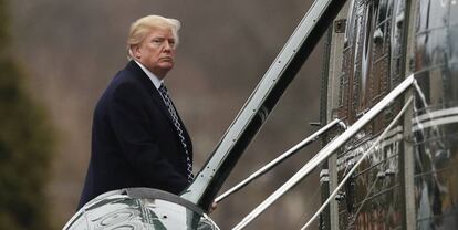 El presidente de Estados Unidos, Donald Trump, el pasado 12 de enero.