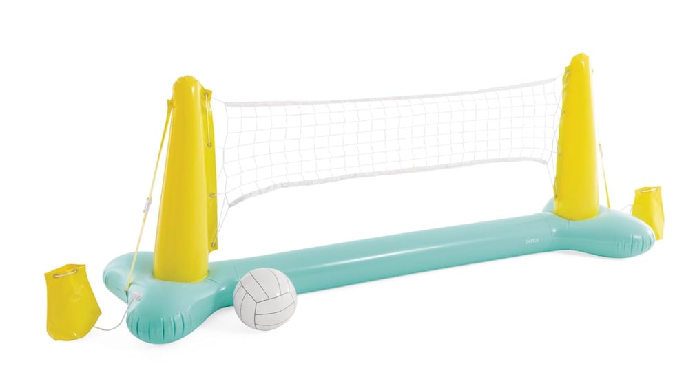 Canasta De Baloncesto Y Portería Flotante 2 En 1 Para Piscina – Incluye 2 Balones Y Bomba, Plegable Para Viajes