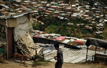 Viviendas en las afueras de Bogotá.