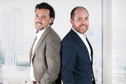 El actual equipo directivo de LetsBonus: el consejero delegado, Juan Luis Rico; y el director financiero, Joan Pina.