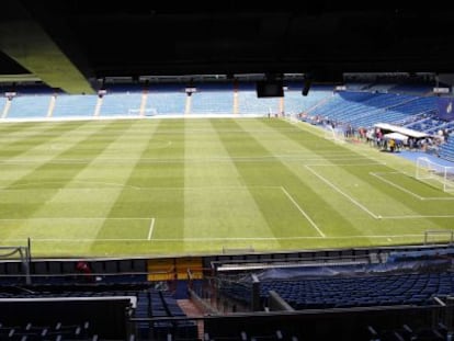 Vista do estádio Bernabéu.