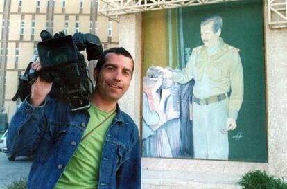 Imagen del cámara de Telecinco José Couso, en Bagdad.