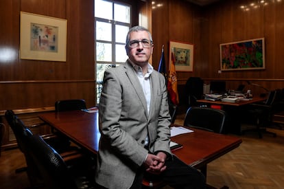 Hugo Morán, secretario de Estado de Medio Ambiente, en febrero del pasado año.