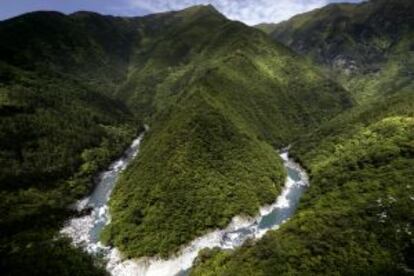 Vistas desde una de las rutas senderistas del valle de Iya, en la isla japonesa de Shikoku.