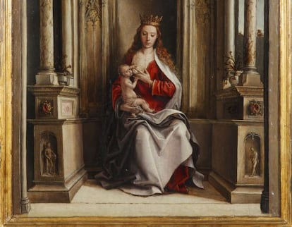 'La Virgen de la Leche' de Pedro de Berruguete.