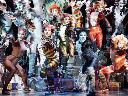 Un moment del musical 'Cats'.