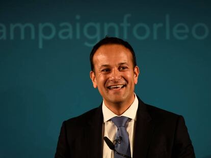 El candidato Leo Varadkar.