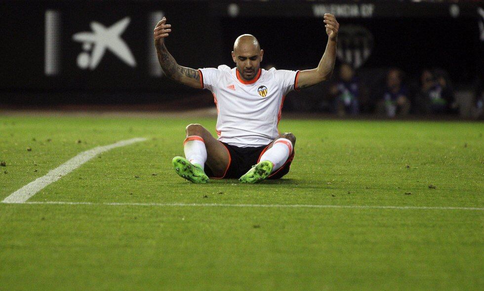 Simone Zaza durante su época en el Valencia, en una imagen de archivo.