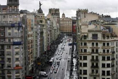 Imagen de la Gran Vía de Madrid.