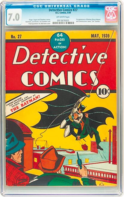 <b>El ejemplar de <i>Detective Comics</i> vendido por casi medio millón de dólares. </b>