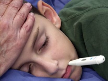 Jefe, el niño se ha puesto enfermo...