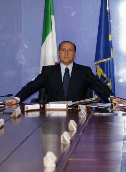 Silvio Berlusconi, primer ministro italiano