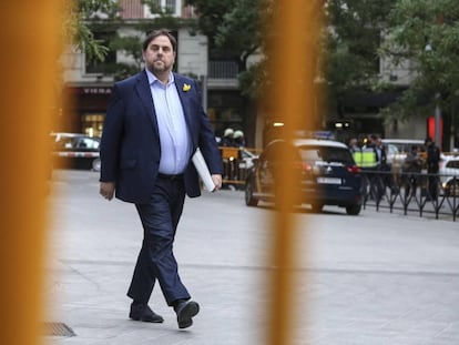 Catalan separatist leader Oriol Junqueras.