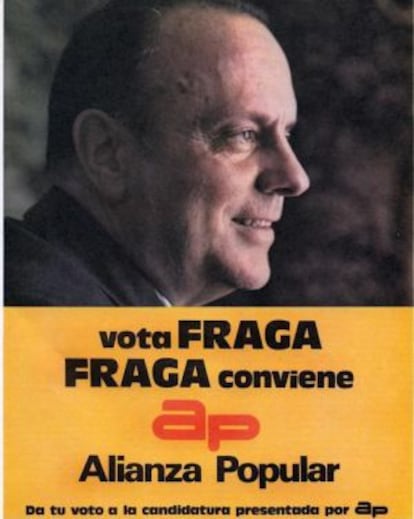 Cartel electoral de Alianza Popular en 1977.