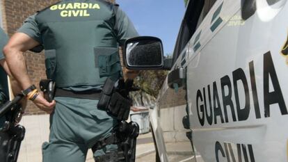 Un agente de la Guardia Civil.