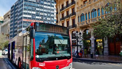 Un autobús de la EMT de Valencia sufrió un falso aviso de bomba la pasada semana.