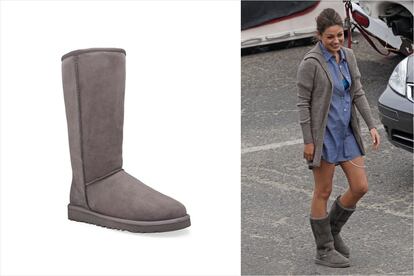 La mujer más sexy del mundo de este año, Mila Kunis, sabe sacarse partido con estilismos más informales y sus UGG Classic Tall en color grey