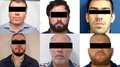 Abigael González Valencia, Juan Carlos Félix Gastélum, Pablo Edwin Huerta Nuño, Kevin Gil Acosta, Leobardo Garcia Corrales en Luis Castro Valenzuela.