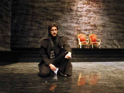 Juan Diego Botto, que interpreta y dirige una adaptación de <i>Hamlet,</i> de Shakespeare.