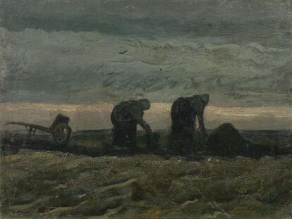 Women on the Peat Moor (1883), de Van Gogh.