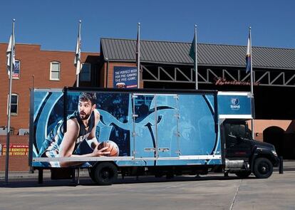 La imagen de Marc Gasol está en todas partes en Memphis. Es el ídolo local.