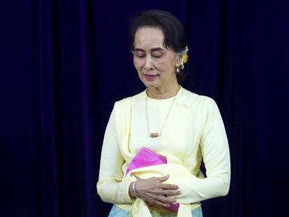 Aung San Suu Kyi.