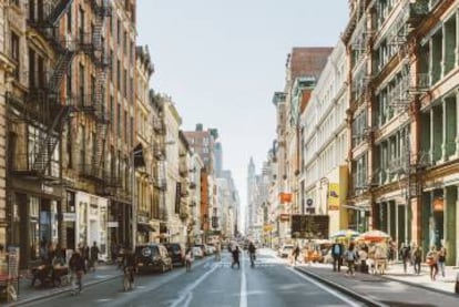 Una calle del barrio de Soho, en Nueva York.