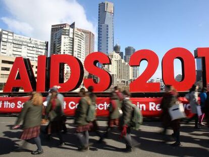 Por la conferencia de Melbourne sobre sida han pasado 20.000 personas.