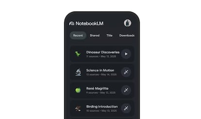 Uso de la aplicación NotebookLM de Google