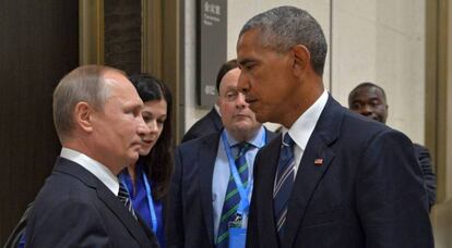 Putin i Obama, en la cimera del G-20 el setembre passat a la Xina.