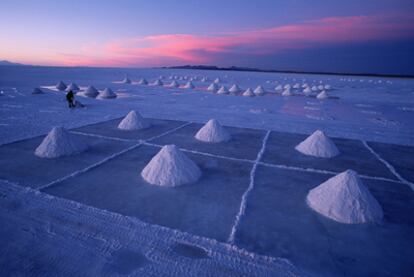 <b>Salar de Uyuni en la región andina de Potosí, al suroeste de Bolivia</b>