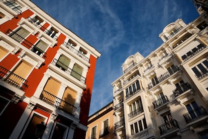 Edificios de viviendas en Madrid.