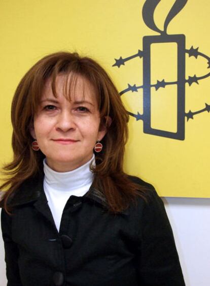 Nancy Fiallo, defensora de derechos humanos colombiana, protegida por Amnistía Internacional