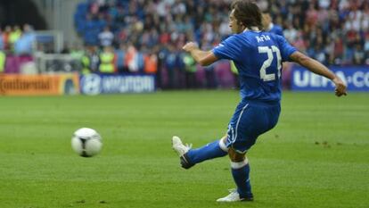 Pirlo, durante un partido de esta Eurocopa.