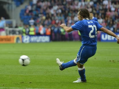 Pirlo, durante un partido de esta Eurocopa.