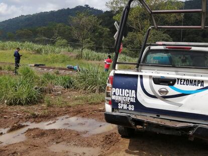 El lugar en Tezonapa donde fue encontrado el cuerpo de Julio Valdivia.