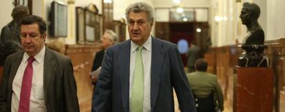 Jesús Posada, en un pasillo del Congreso de los Diputados.